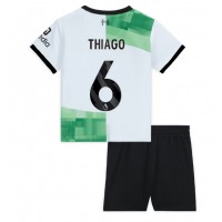Liverpool Thiago Alcantara #6 Bortedraktsett Barn 2023-24 Kortermet (+ Korte bukser)